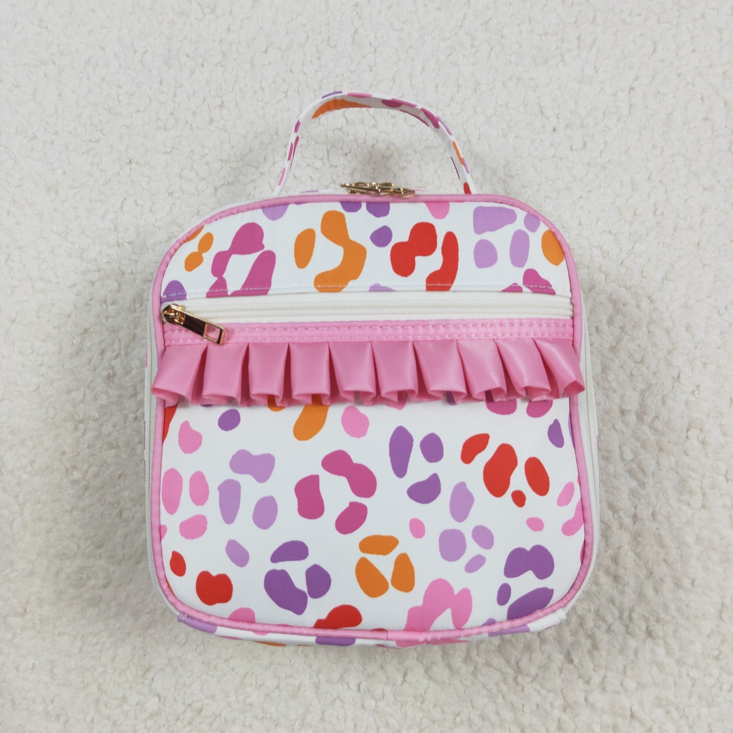 USA-Shop BA0309 Pink Leopard Print Lunch Boxes Picnic Thermal Bags