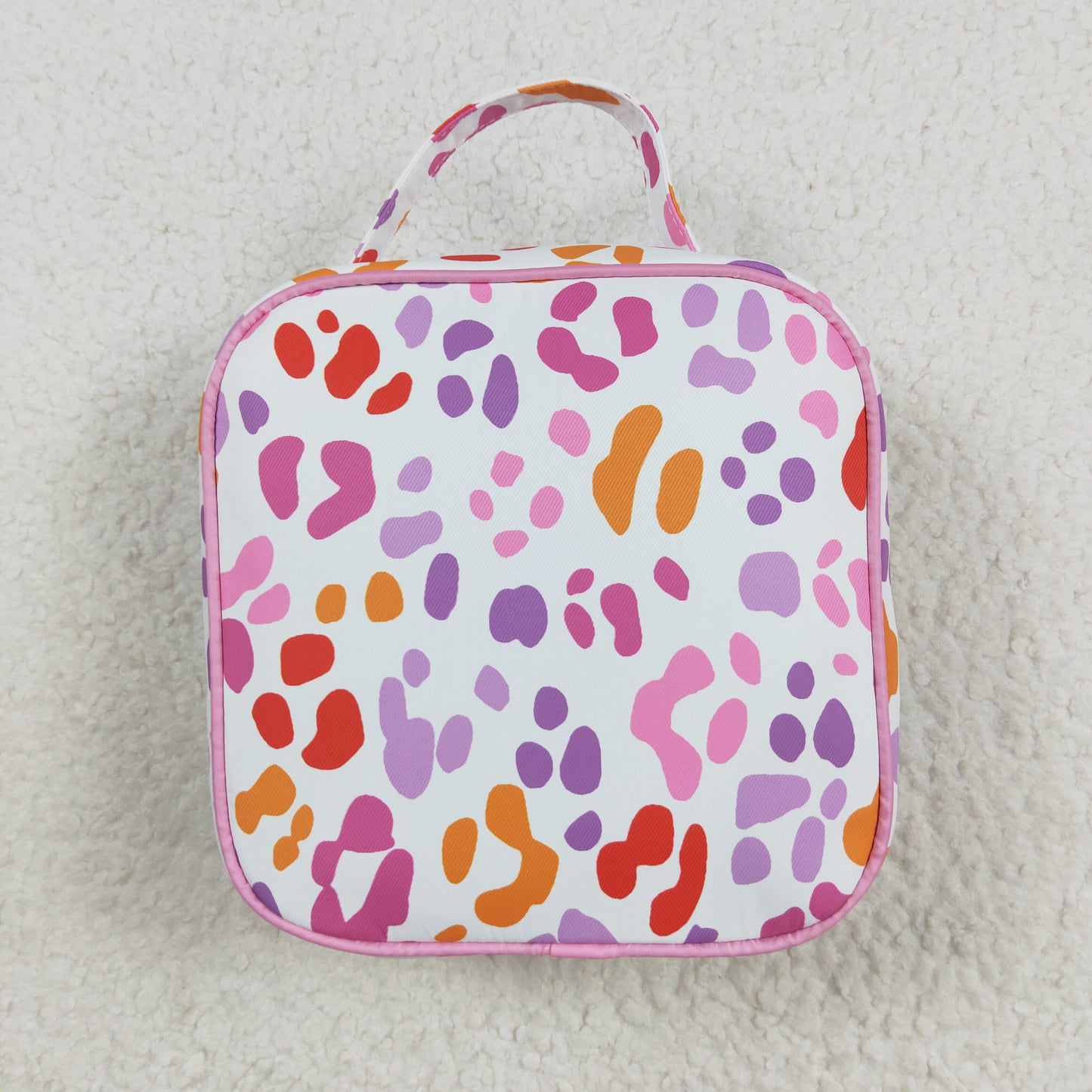 USA-Shop BA0309 Pink Leopard Print Lunch Boxes Picnic Thermal Bags
