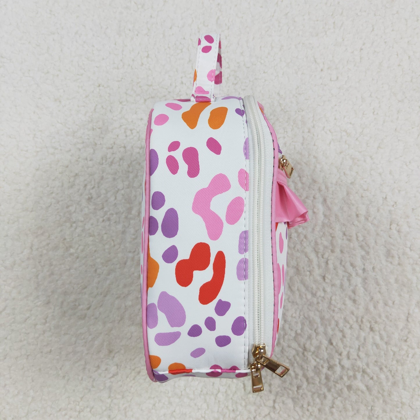 USA-Shop BA0309 Pink Leopard Print Lunch Boxes Picnic Thermal Bags