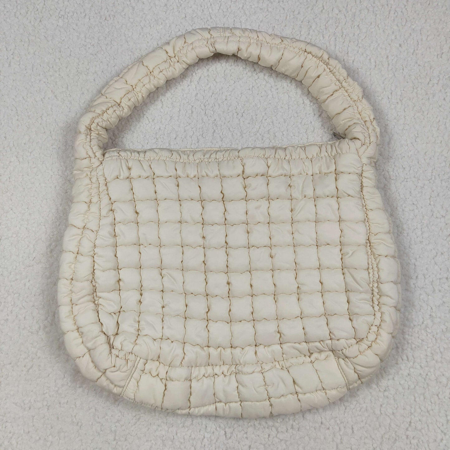 USA-Shop BA0328 Ivory Color Zipper Handbag