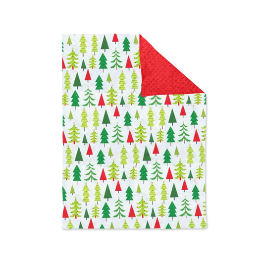 (Pre-order) BL0084 Christmas Tree Print baby blanket