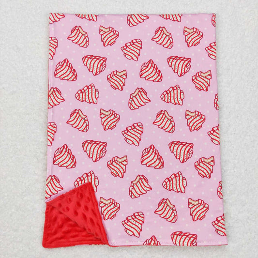 BL0089 Little Debbie Cakes Print Baby Christmas Blanket