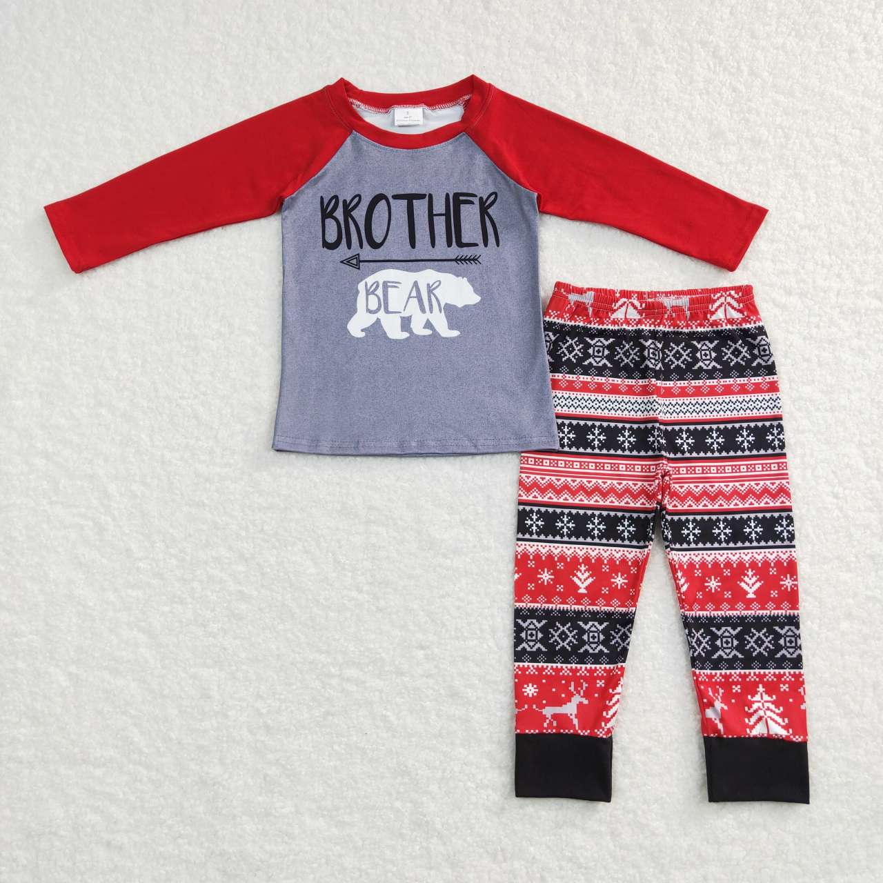 BLP0414 Brother Bear Christmas Pajamas Boys Clothes Set