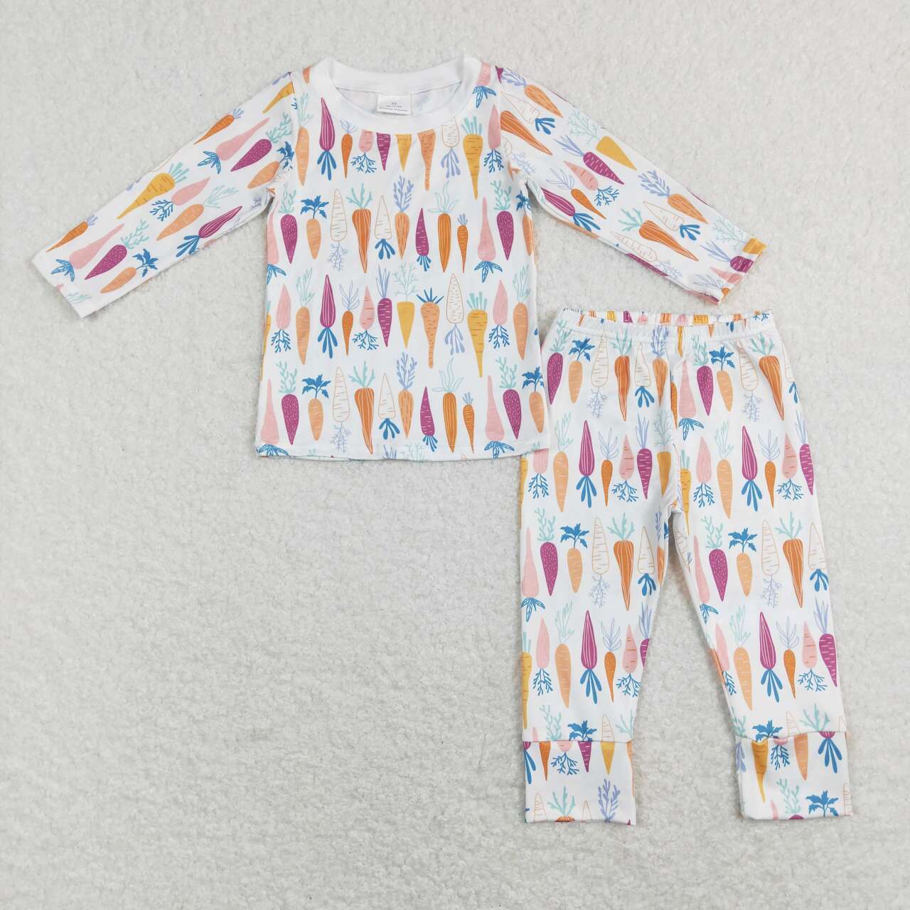 (Promotion)Carrot Print Sibling Easter Matching Clothes