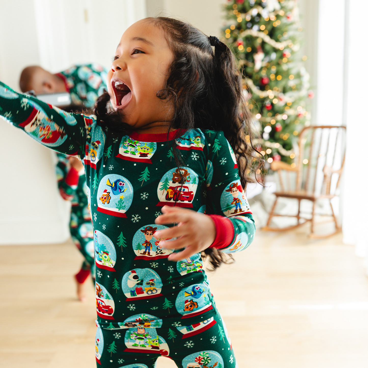 (Pre-order)BLP1010 Cartoon Figure Print Boys Christmas Pajamas Clothes Set