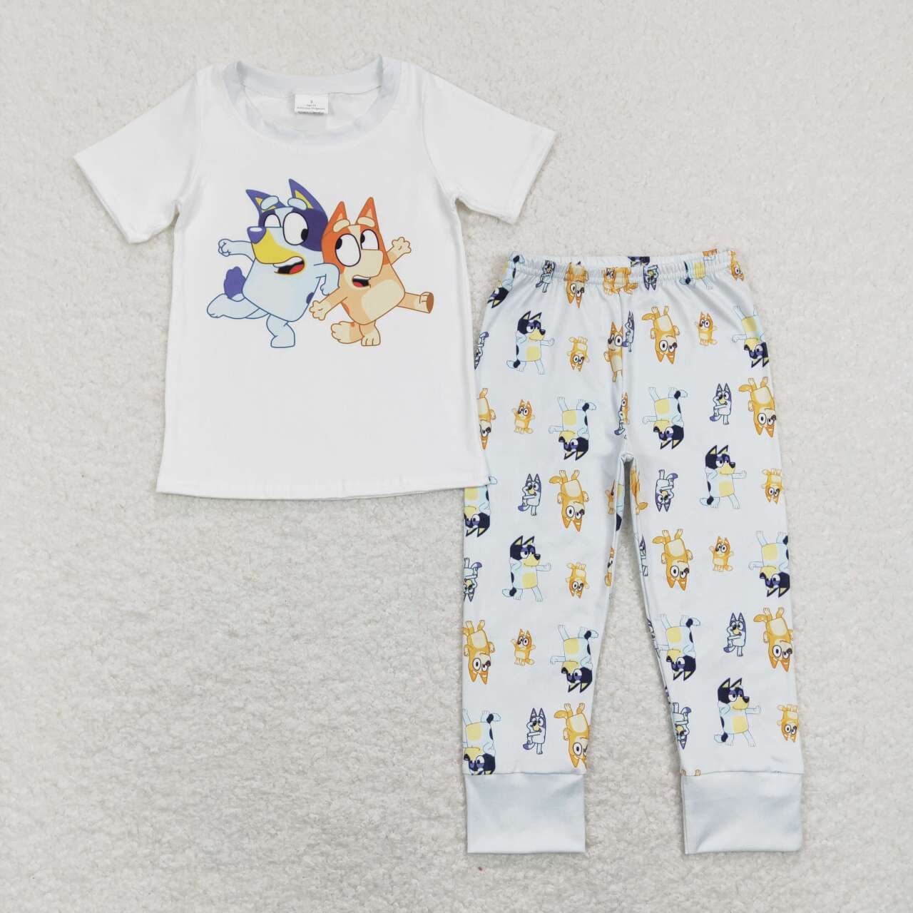 BSPO0265 Cartoon Dog Boys Pajamas Clothes Set