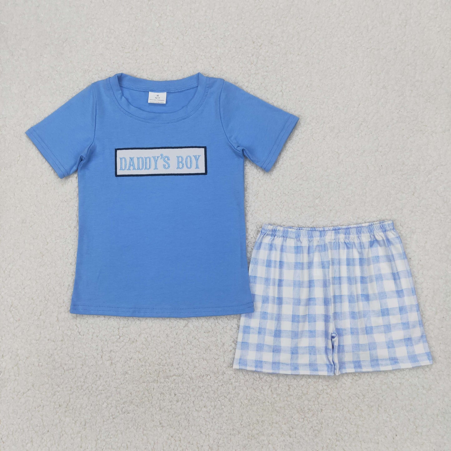 DADDY'S GIRL & BOY Embroidery Sibling Summer Matching Clothes