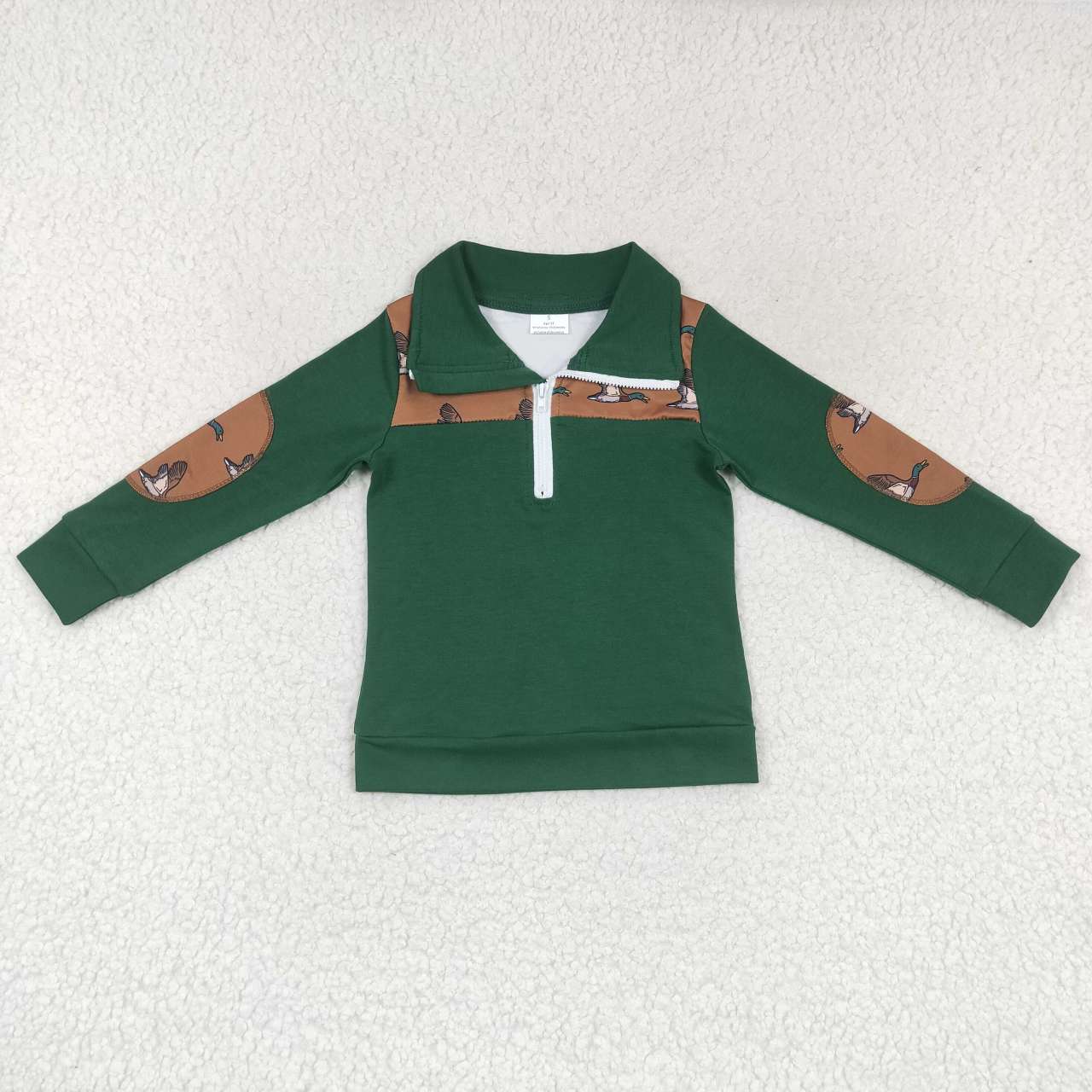 Duck Brown Print Sibling Hunting Matching Clothes
