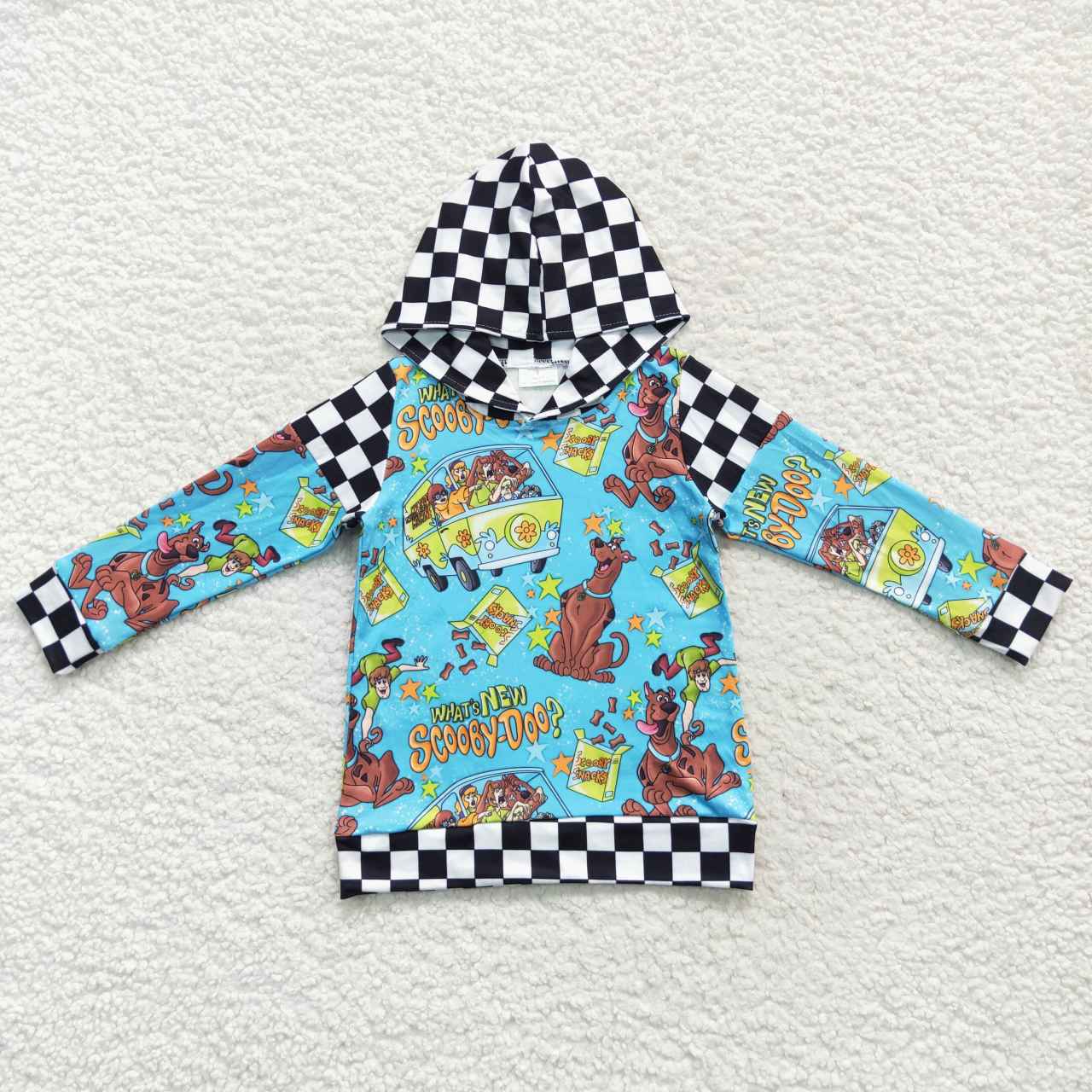 BT0300 Cartoon dog boys hoodie tee shirts top