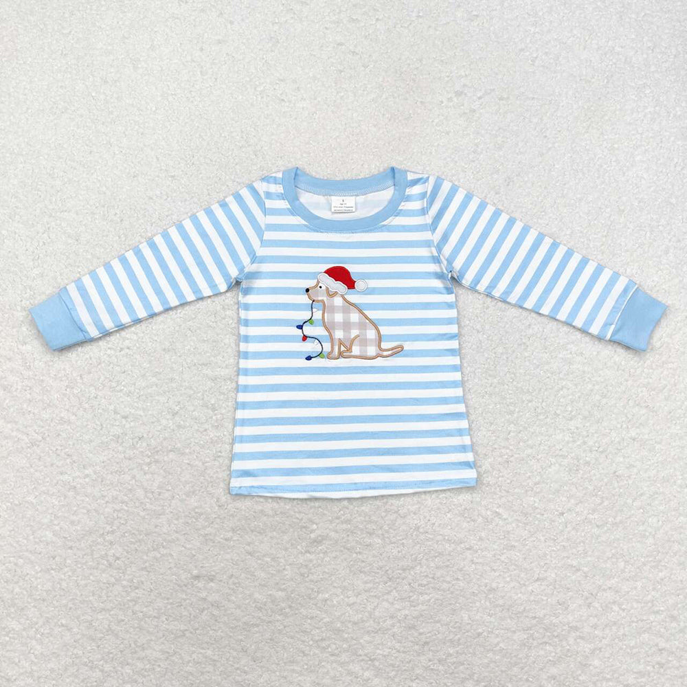 Embroidery Sibling Christmas Matching Tee Shirts Top