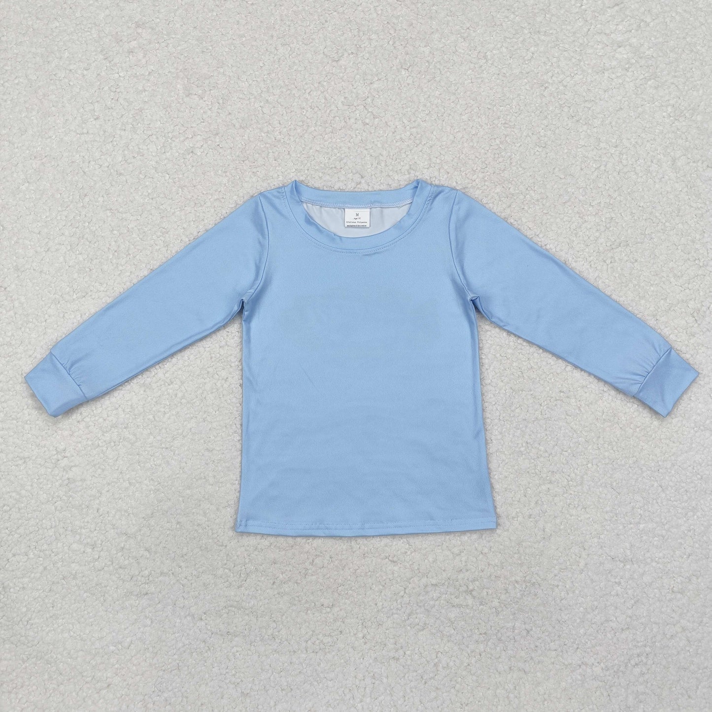BT0952 Fish Blue Print Boys Fall Tee Shirts Top