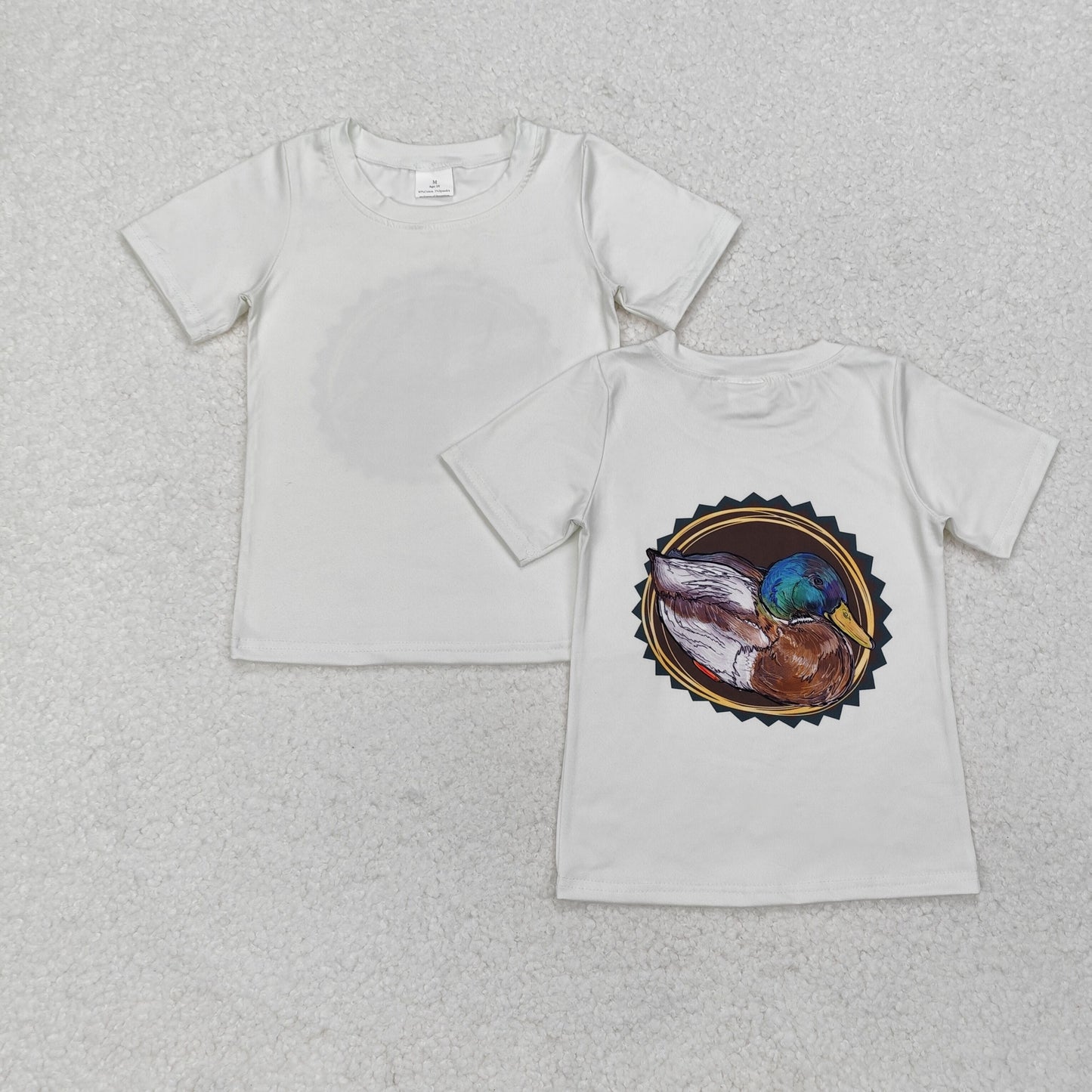 7 Colors Hunting Print Boys Summer Tee Shirts Top Brothers Wear