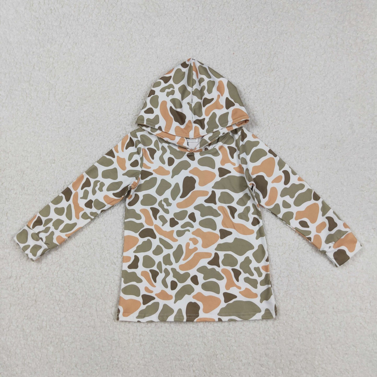 7 Colors Camo Print Boys Hoodie Tee Shirts Top Brothers Hunting Wear