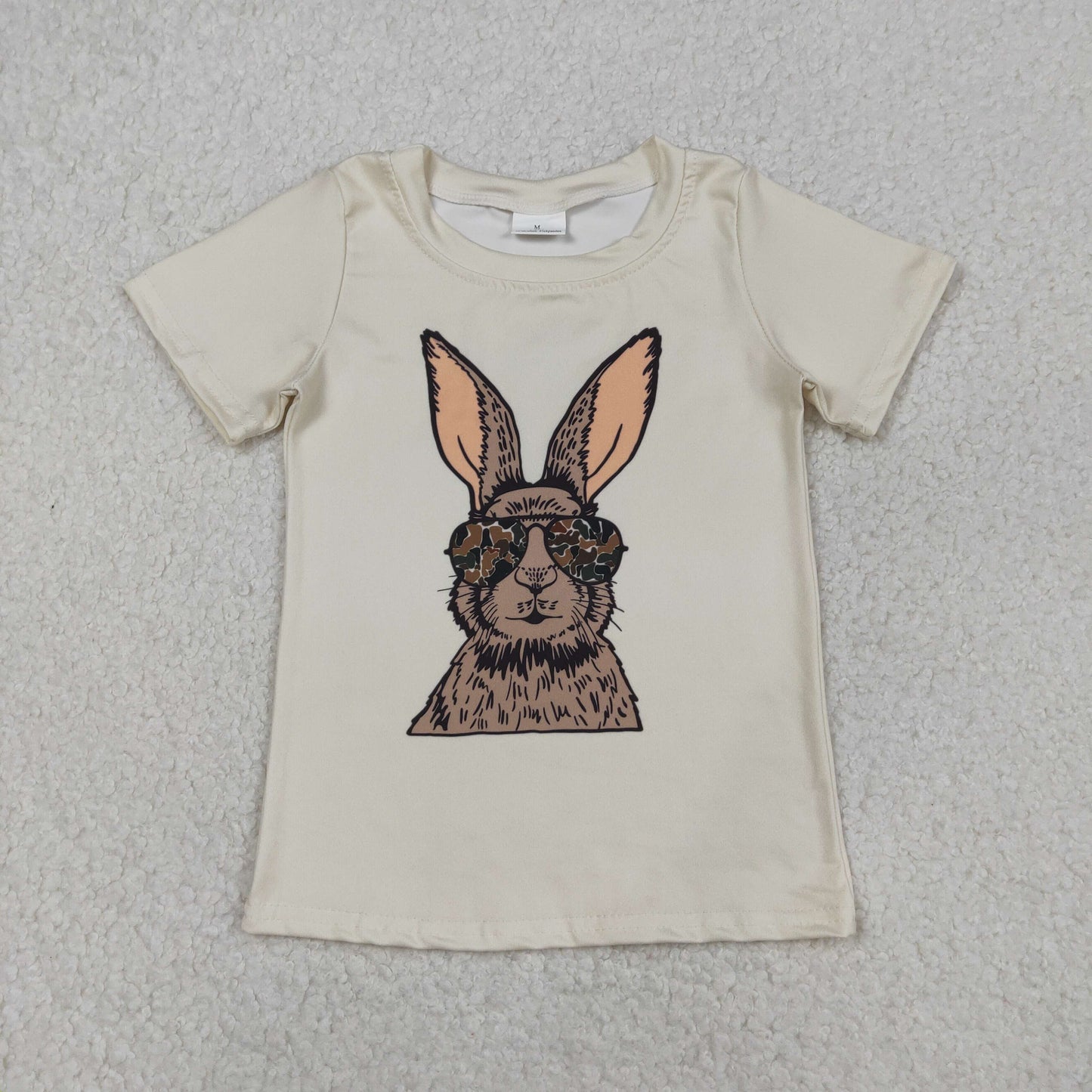 BT1414 Bunny Print Boys Easter Tee Shirts Top