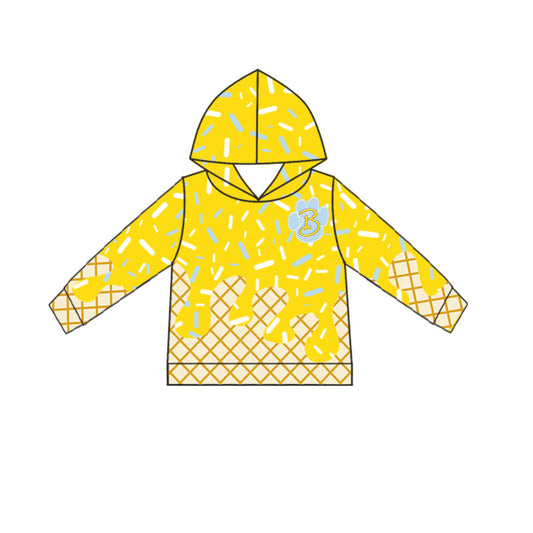 (Custom Design Preorder MOQ 5 Each Design) Team's Bath Wildcats Sprinkles Print Hoodie Top Mom and Me Matching Clothes