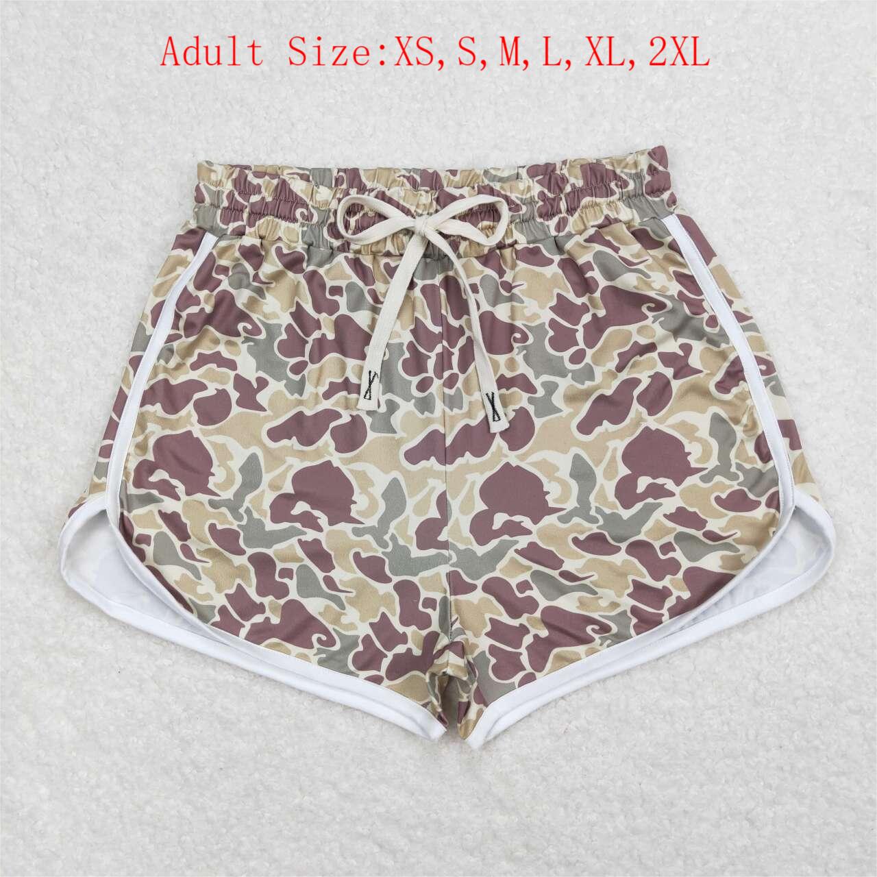 USA-Shop SS0177 Adult Camo Print Woman Summer Shorts