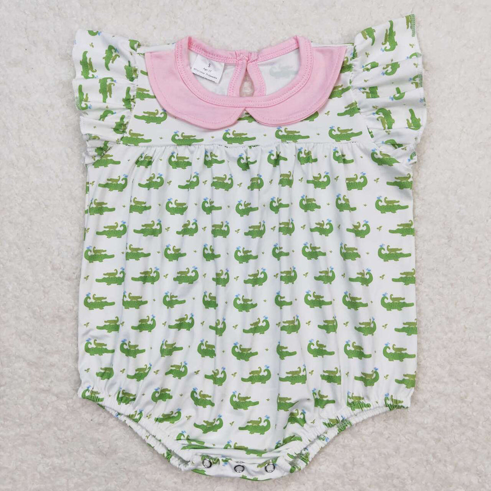 Crocodile Print Sibling Summer Matching Clothes