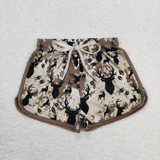 SS0144 Deer Camo Kids Summer Hunnting Shorts