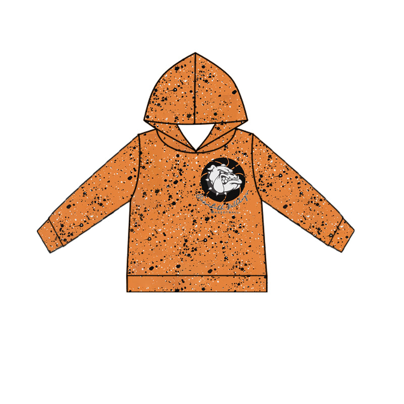 (Custom Design Preorder MOQ 5 Each Item)Team's Elizabeth Bulldogs Basketball Print Hoodie Top Mom and Me Matching Clothes