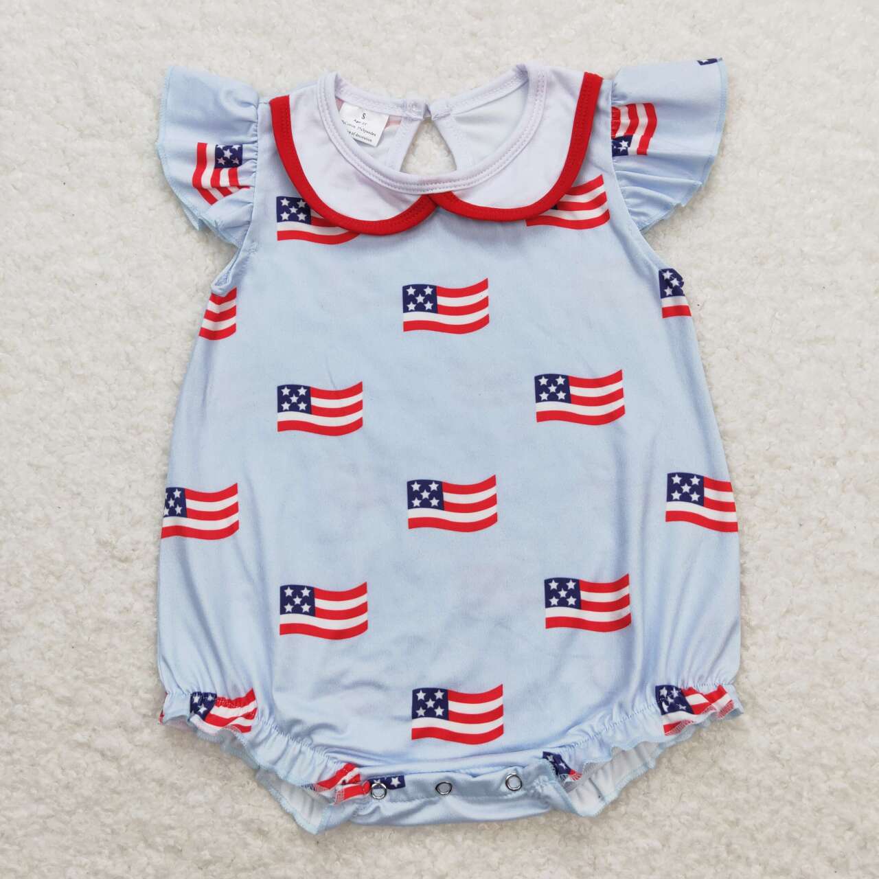 Flags Print Sibling 4th of July Matching Clothes