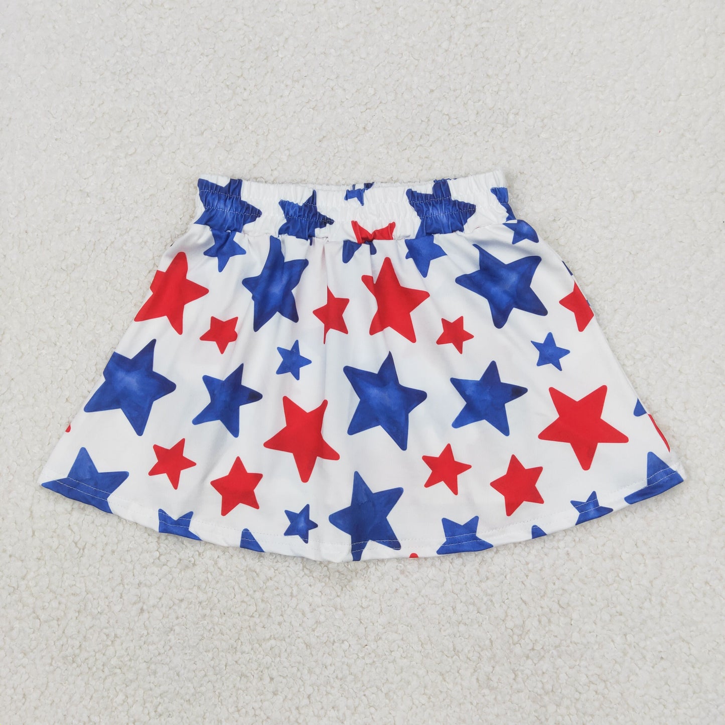 GLK0055 Stars Print Girls 4th of July Bottom Skirts Shorts