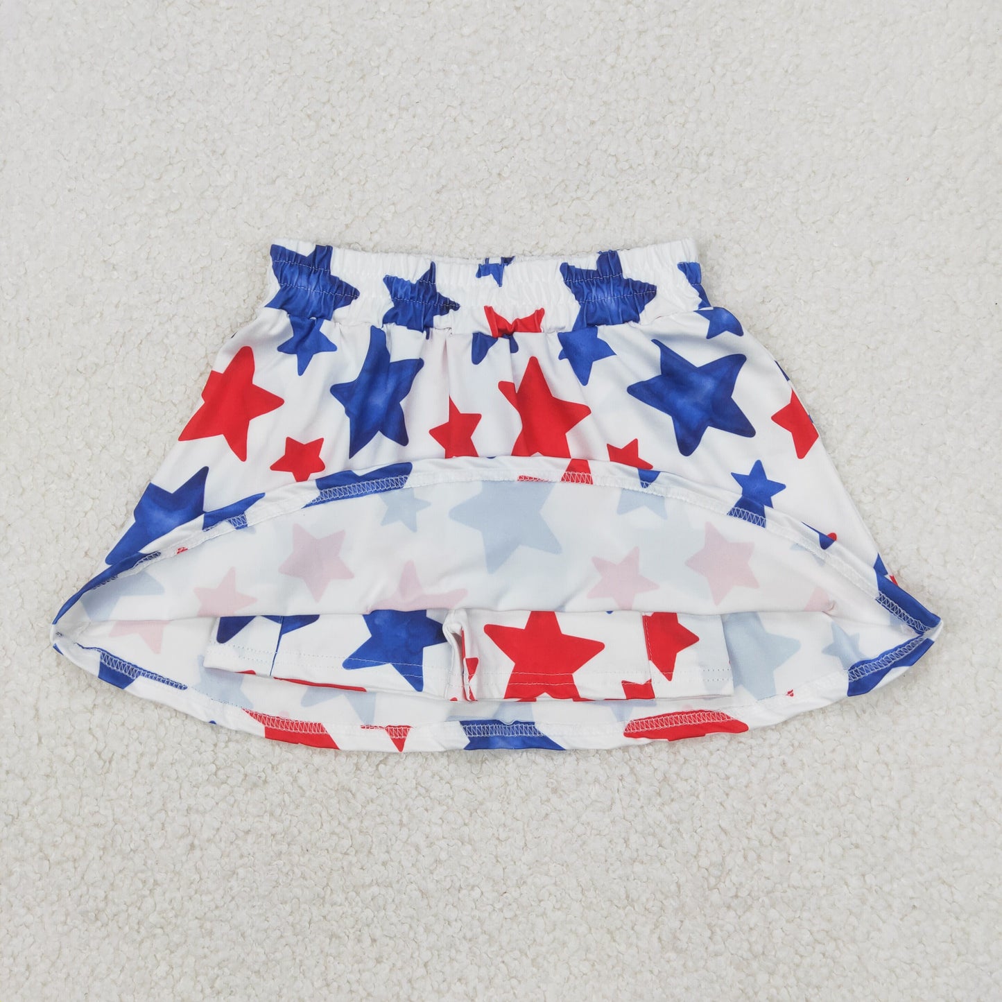 GLK0055 Stars Print Girls 4th of July Bottom Skirts Shorts