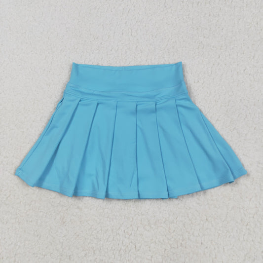 GLK0082 Blue Girls Summer Bottom Yoga Skirts Shorts