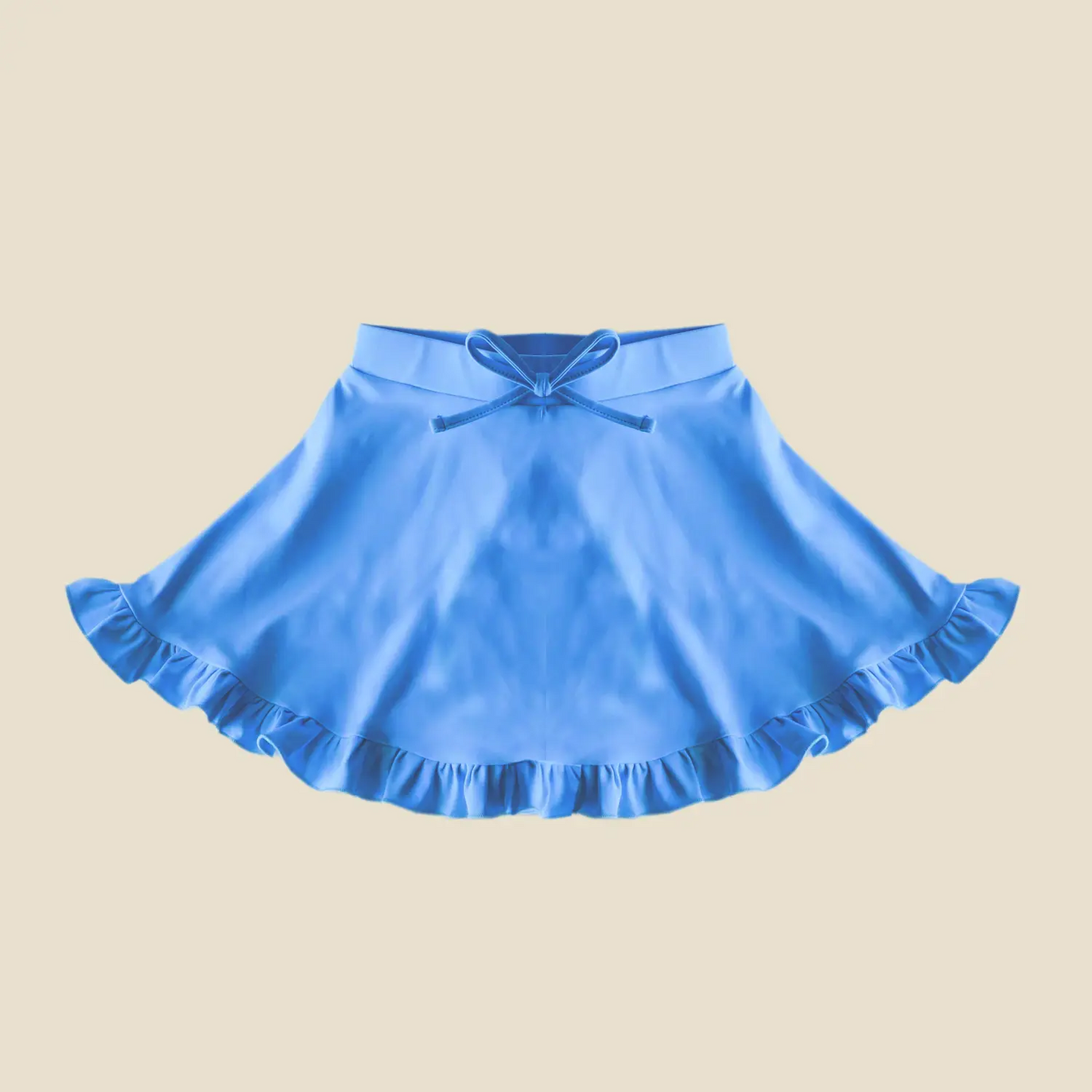 (Pre-order)GLK0093 Blue Girls Summer Bottom Yoga Skirts