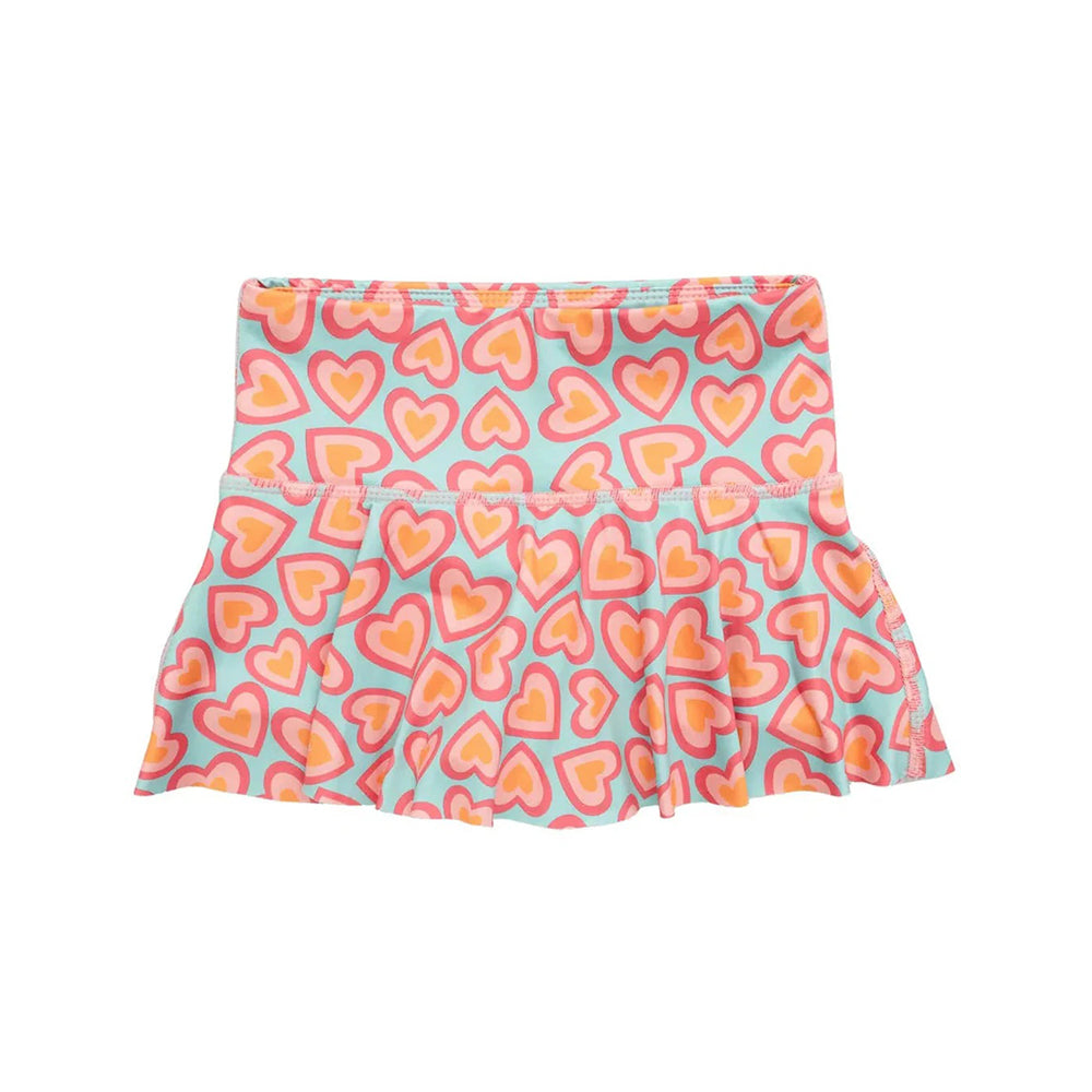 (Pre-order)GLK0094 Heart Print Girls Summer Bottom Yoga Skirts Shorts
