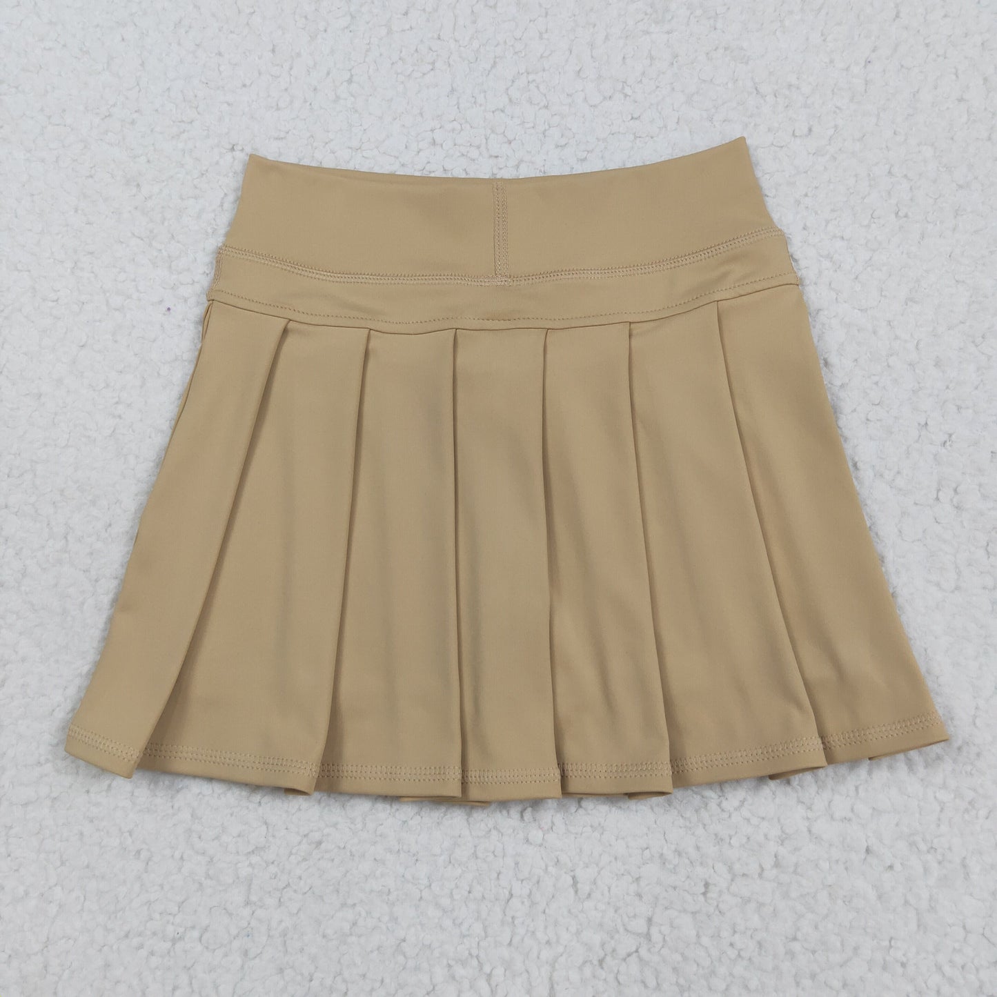 GLK0123 Khaki Color Girls Summer Bottom Yoga Shorts Skirts