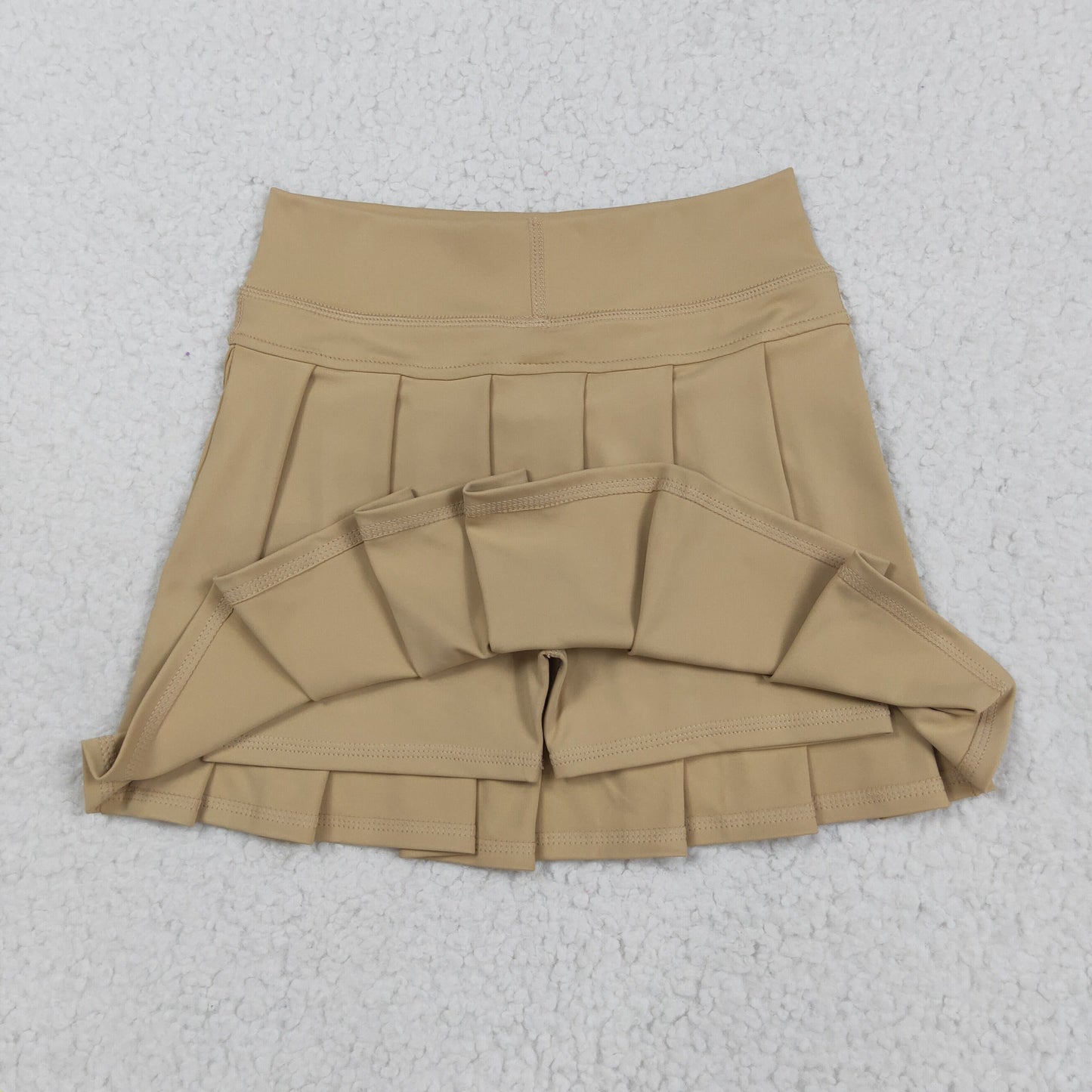 GLK0123 Khaki Color Girls Summer Bottom Yoga Shorts Skirts