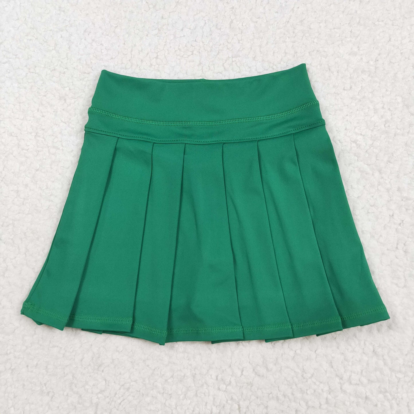 GLK0126 Green Color Girls Summer Bottom Yoga Skirts