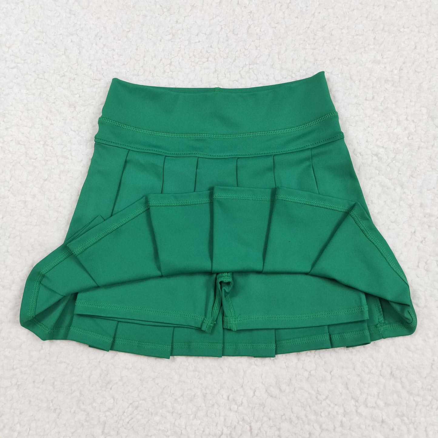 GLK0126 Green Color Girls Summer Bottom Yoga Skirts
