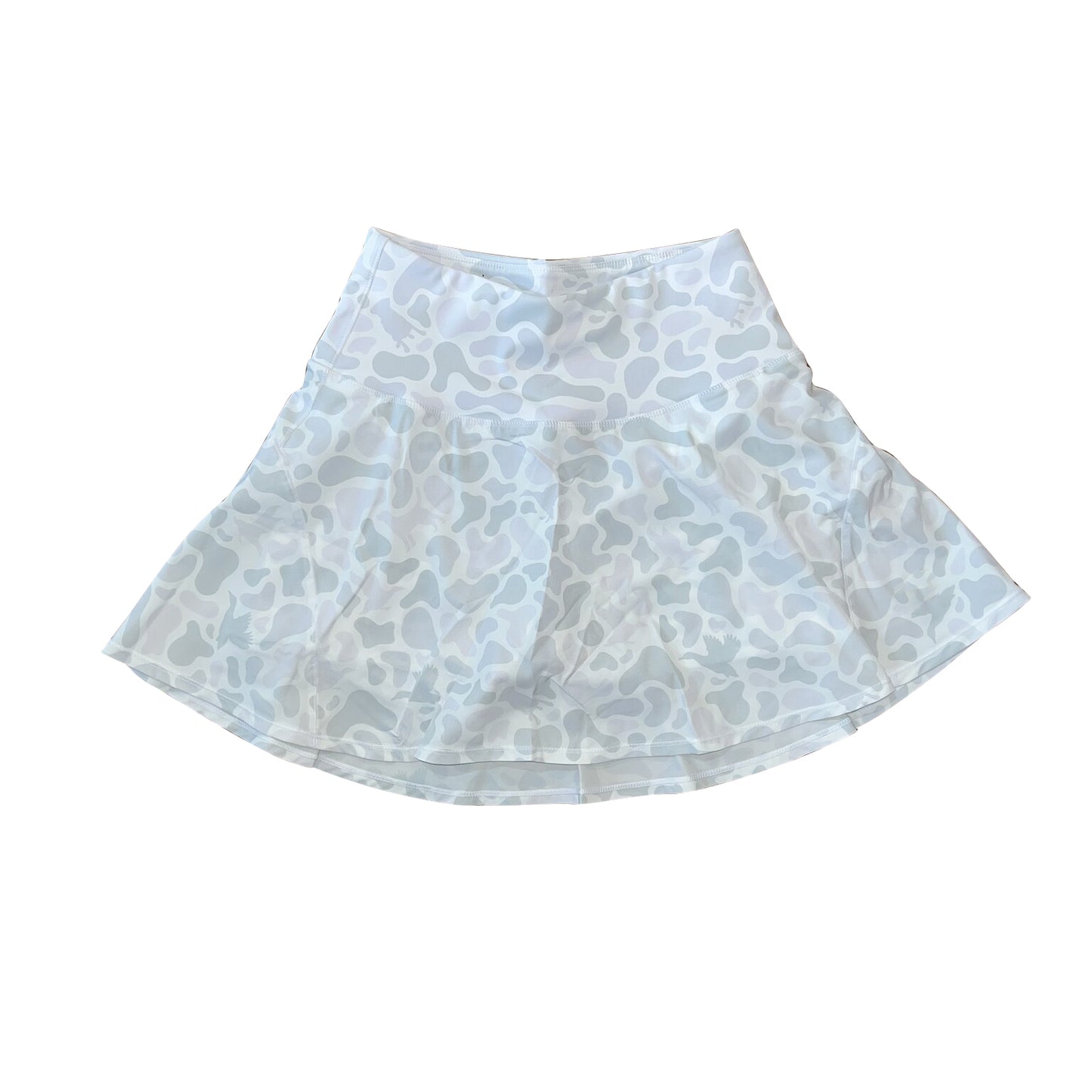 (Pre-order)GLK0133 Adult Grey Camo Print Woman Summer Bottom Yoga Skirts