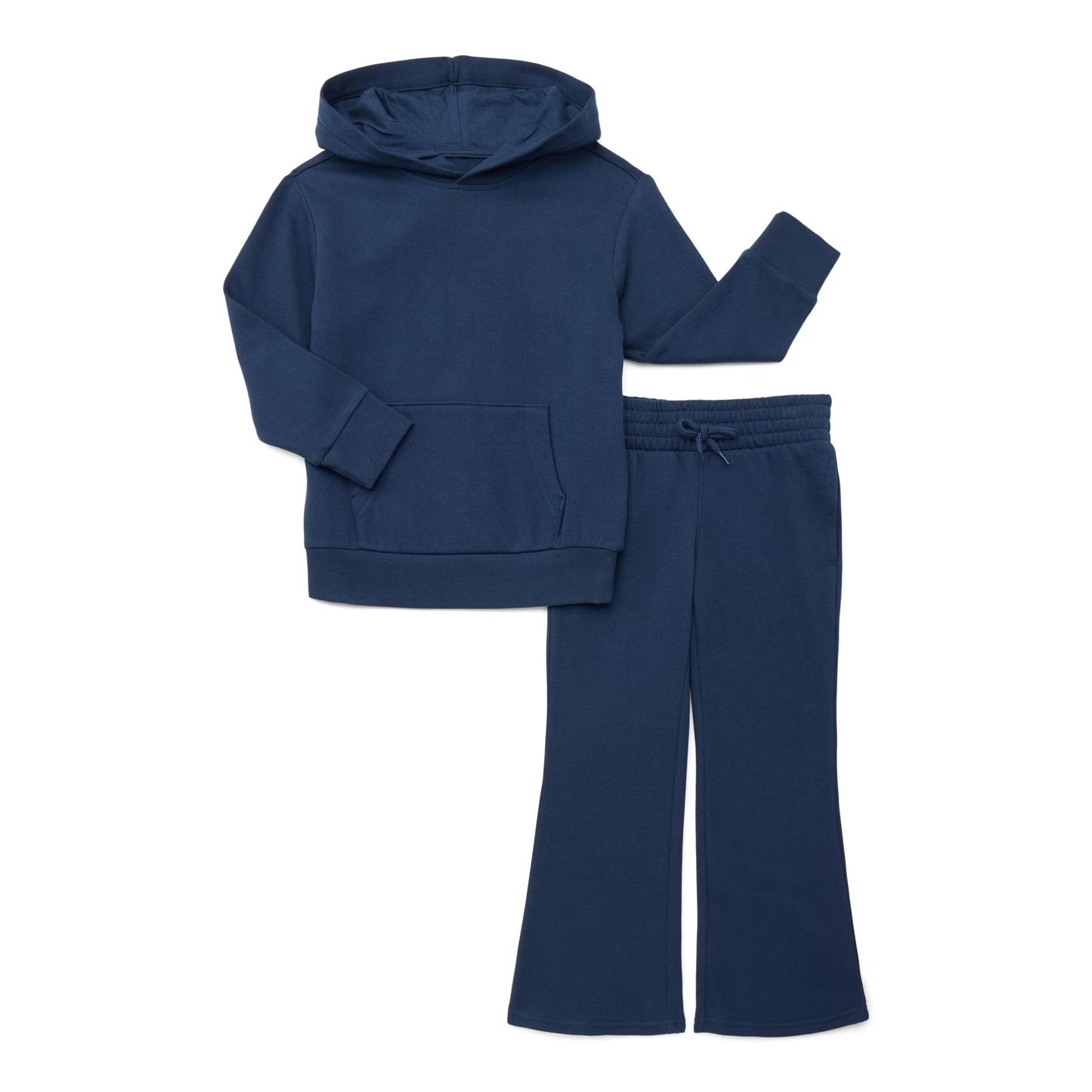 (Pre-order)GLP3253 Navy Hoodie Top Pants Girls Clothes Set