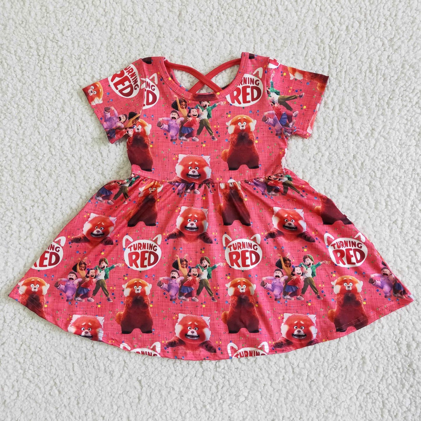 (Promotion)Short sleeves knee length dress GSD0059