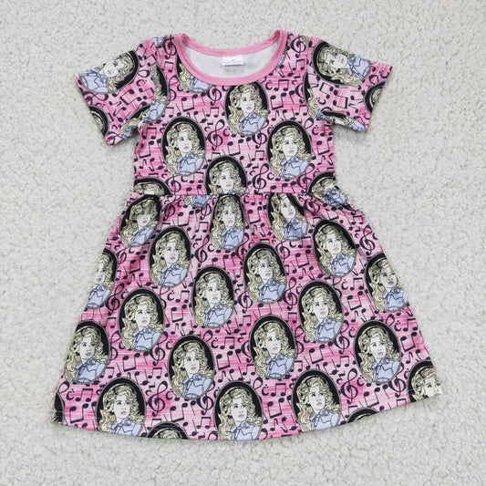 (Promotion)Girls short sleeve dress  GSD0180