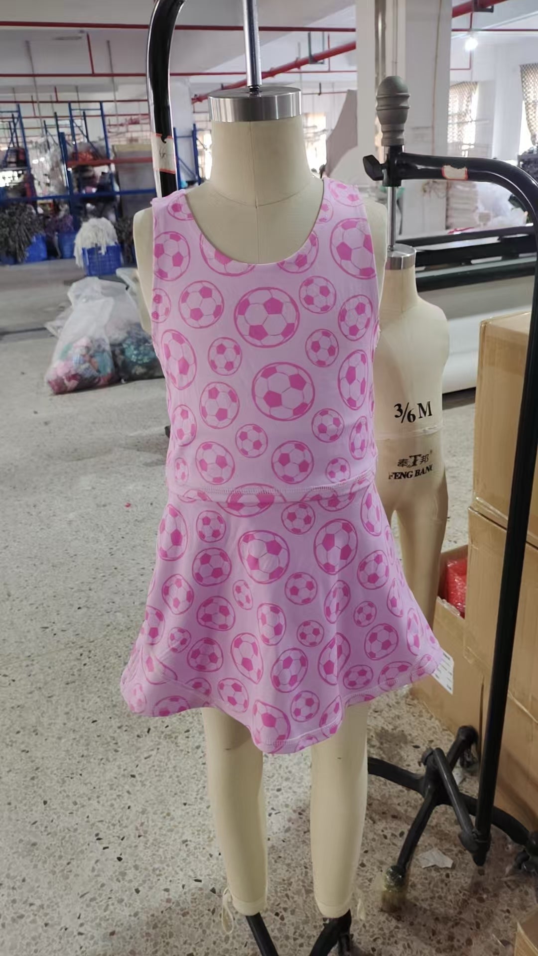 Balls Print Skirts Shorts Girls Summer Yoga Clothes Sisters Wear