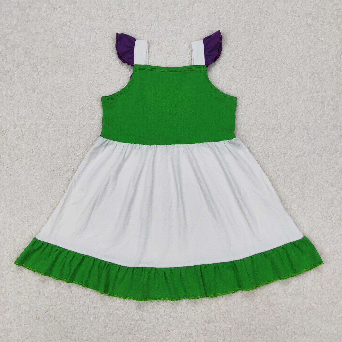 8 Design Cartoon Princess Girls Summer Knee Length Dress Sisters Wear
