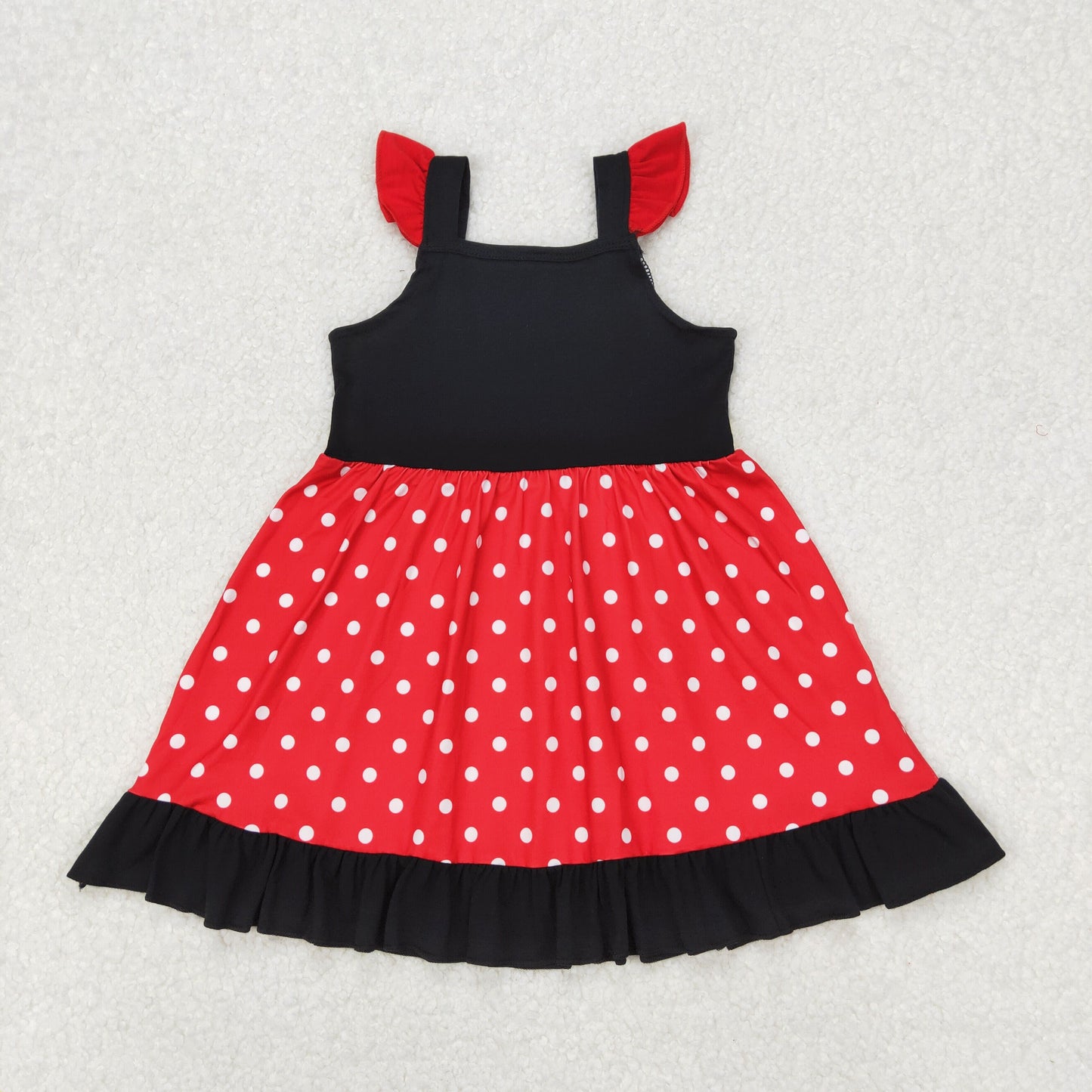 8 Design Cartoon Princess Girls Summer Knee Length Dress Sisters Wear