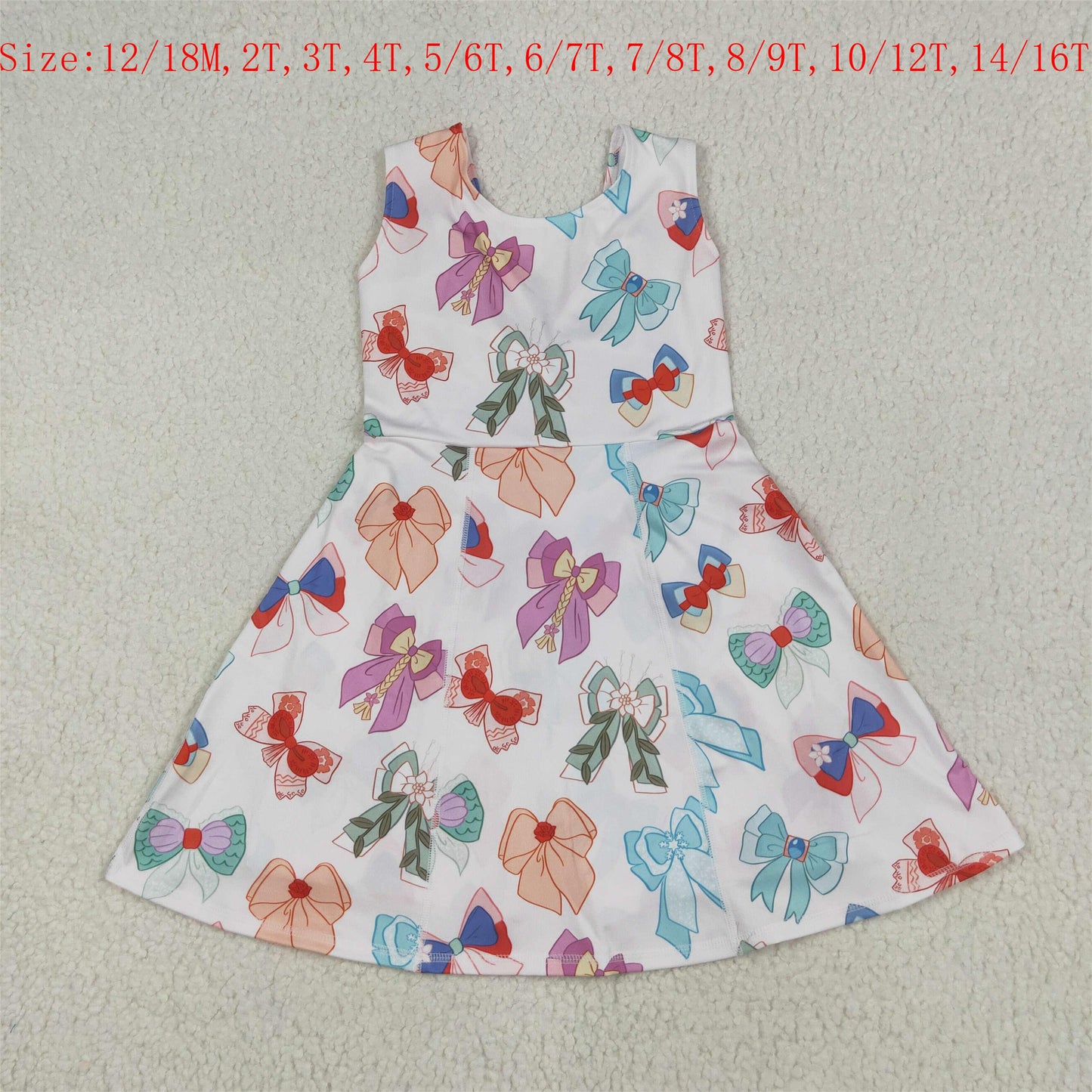 Cartoon Princess Bows Shorts Skirts Girls Summer Yoga Clothes Sisters Wear