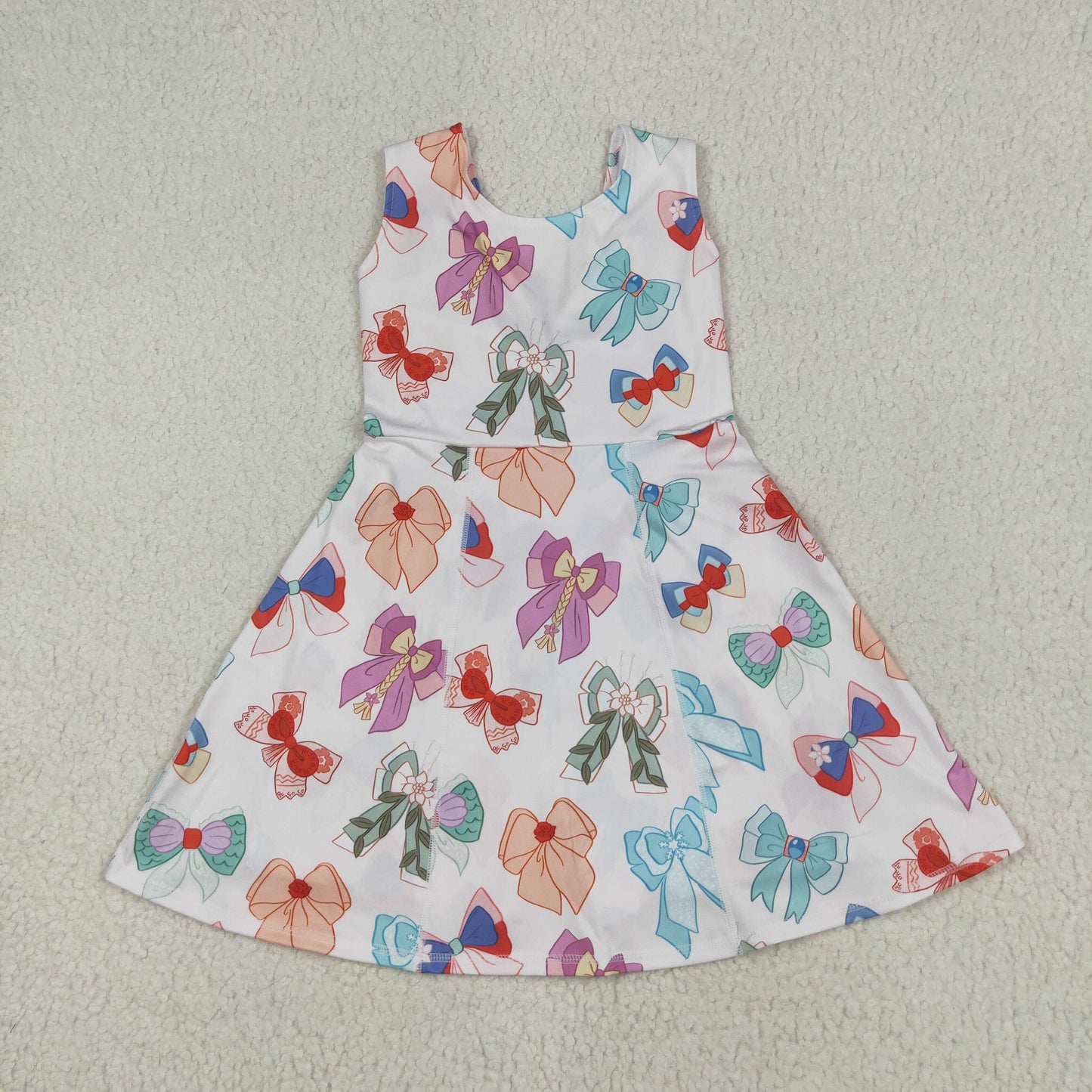 Cartoon Princess Bows Shorts Skirts Girls Summer Yoga Clothes Sisters Wear