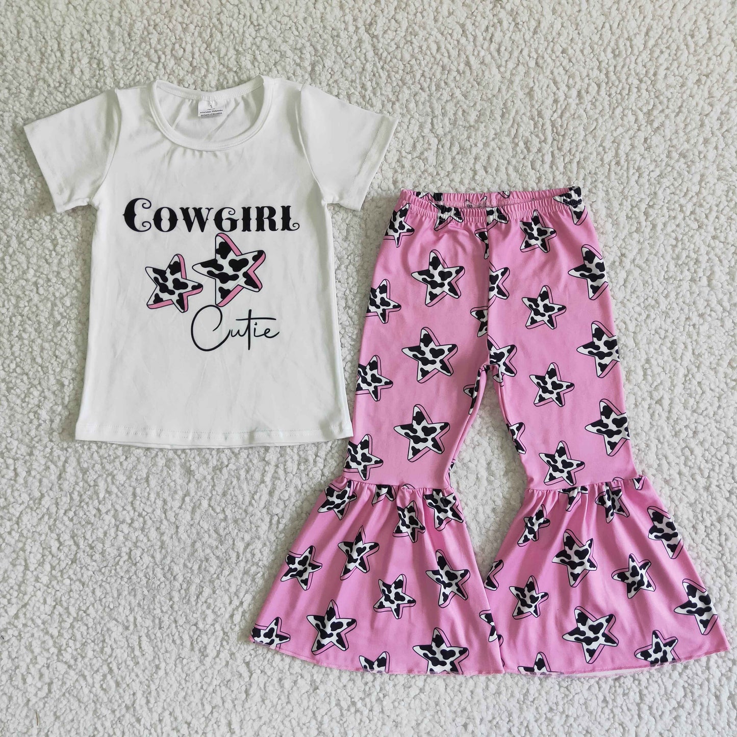 (Promotion)Cowgirl cutie shirt star pants girls western clothes GSPO0044