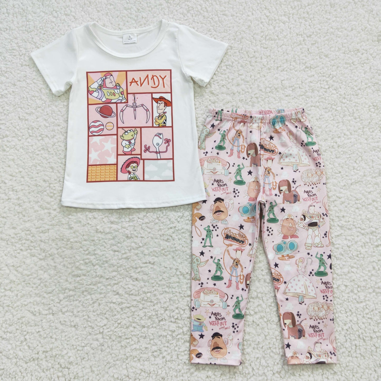GSPO0749 Toy cartoon print girls legging pants outfits