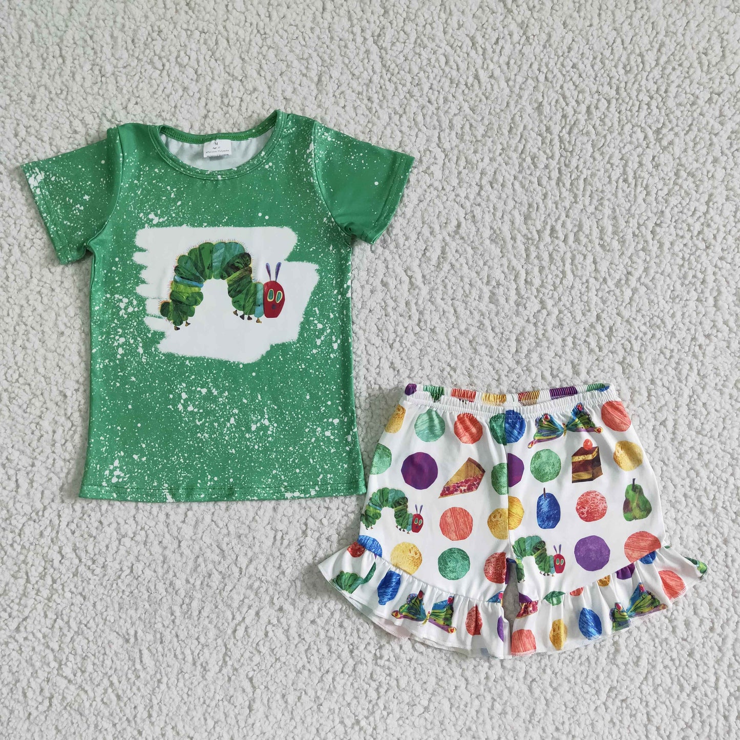 Hungry Caterpillar Print Kids Clothes Sibling Matching Clothes