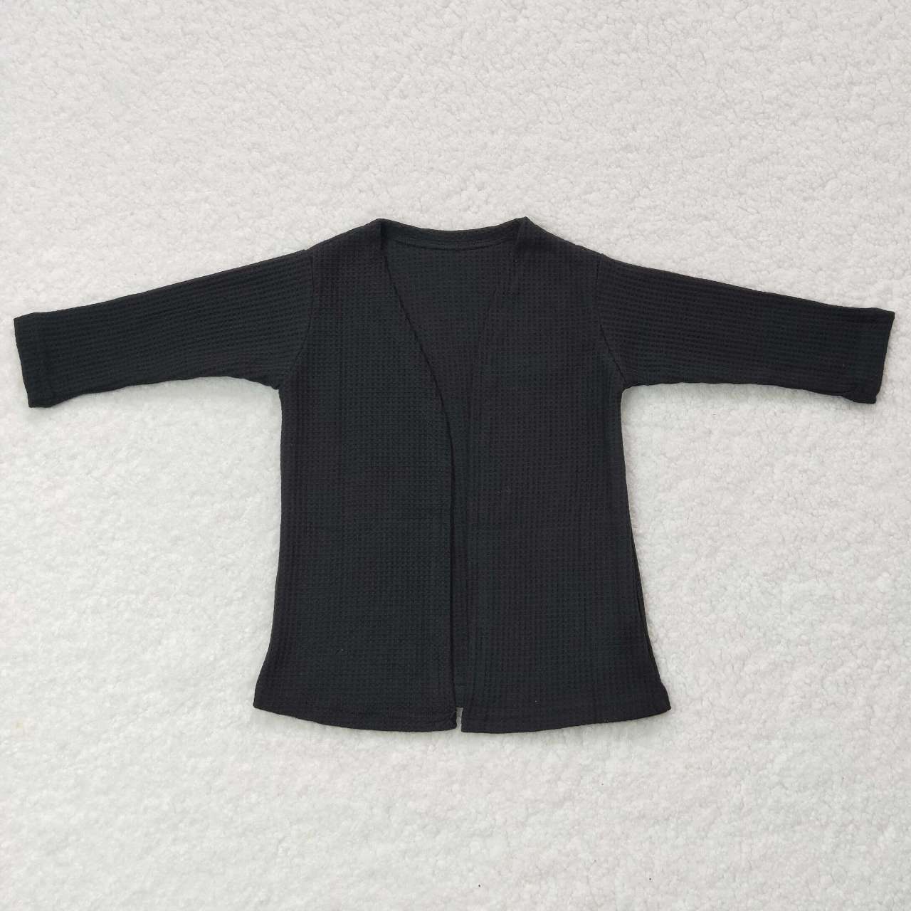 GT0243 Black long sleeve girls fall Cardigan