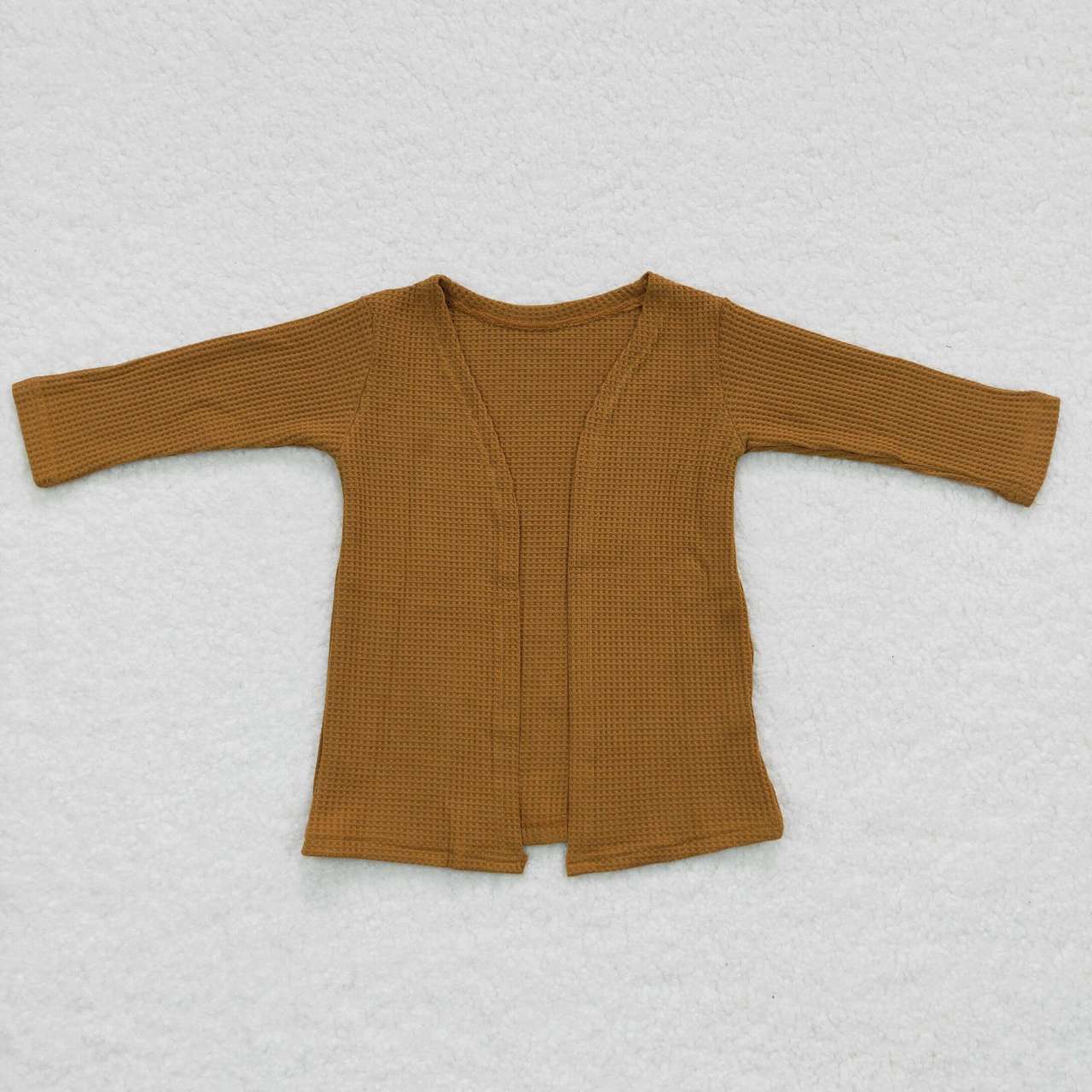 GT0245 Brown long sleeve girls fall cardigan