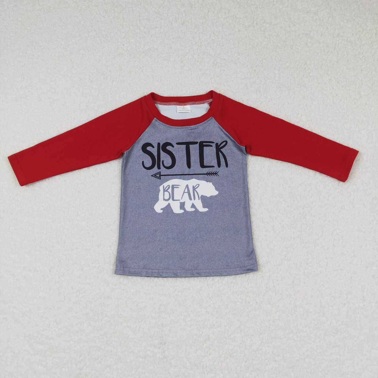 GLP0987 Sister Bear Christmas Pajamas Girls Clothes Set