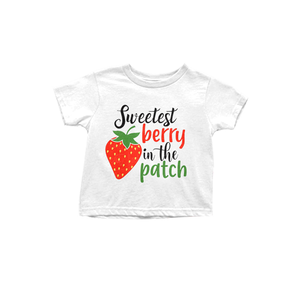 (Pre-order)GT0397 Sweetest Berry In The Patch Girls Tee Shirts Top