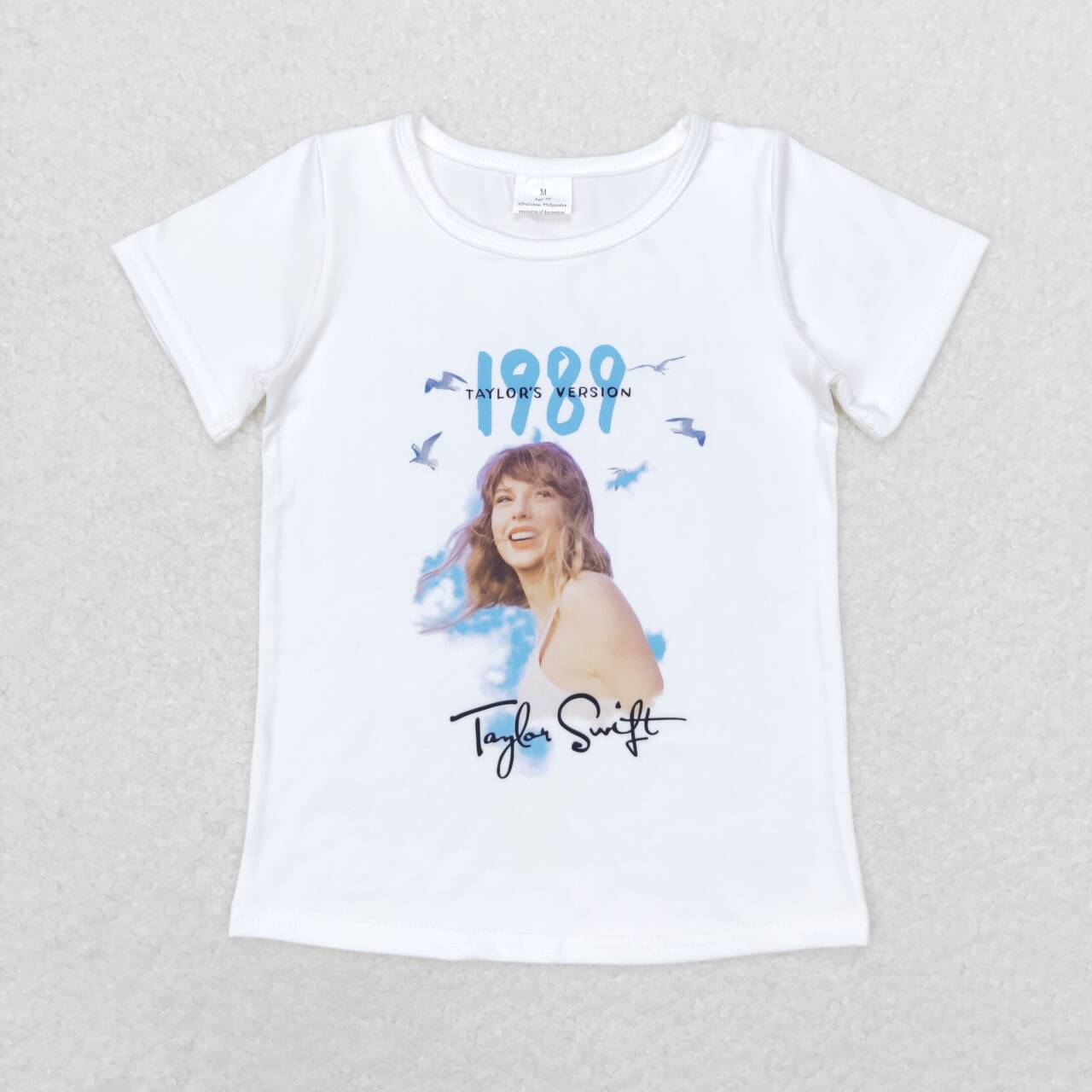 Singer Swiftie Design Sisters Summer White Tee Shirts Top